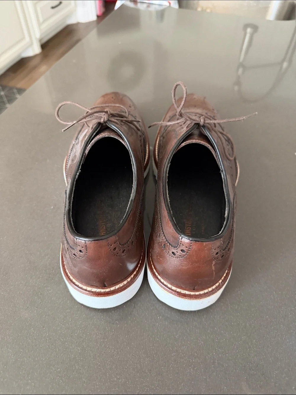Johnston & Murphy brown leather